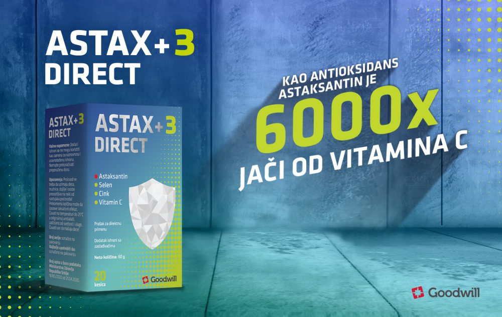Astax+3Direct protiv oksidativnog stresa